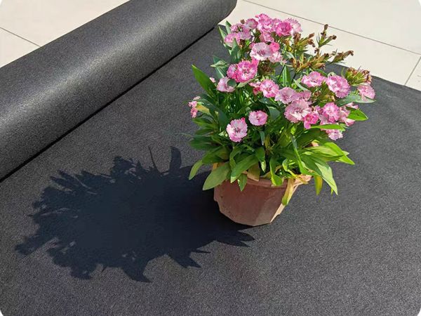  Black non-woven fabric